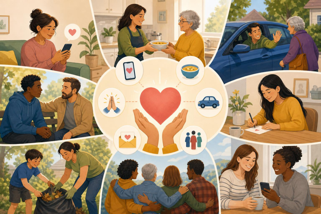 50 Simple Acts of Love That Brighten a Day visual guide