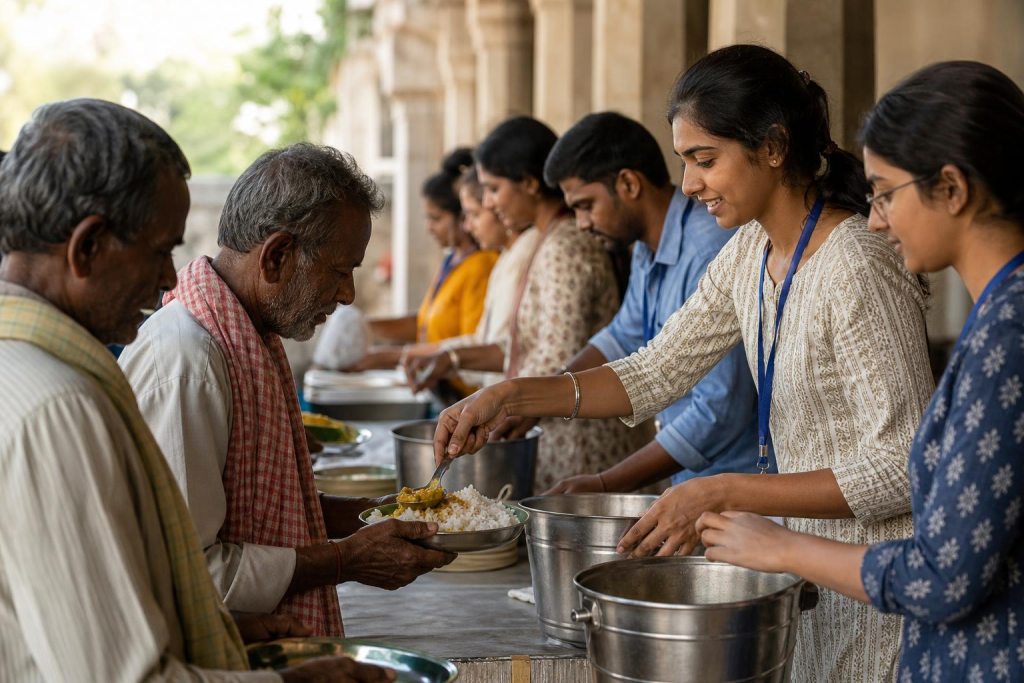 Seva Selfless Service in Hindu Traditions practical example