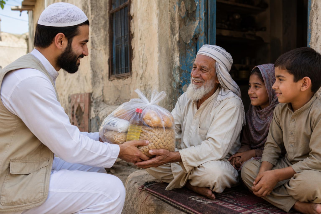 Muslim Charity Traditions: Zakat and Sadaqah practical example