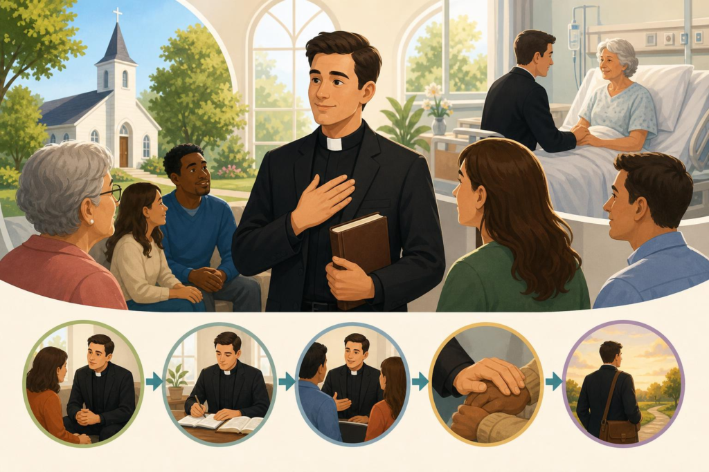 New Minister Guidance for Confident, Humble Service visual guide