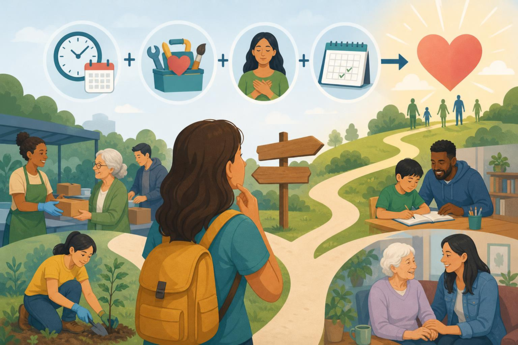 How to Volunteer with Purpose: Find Your Best Fit visual guide