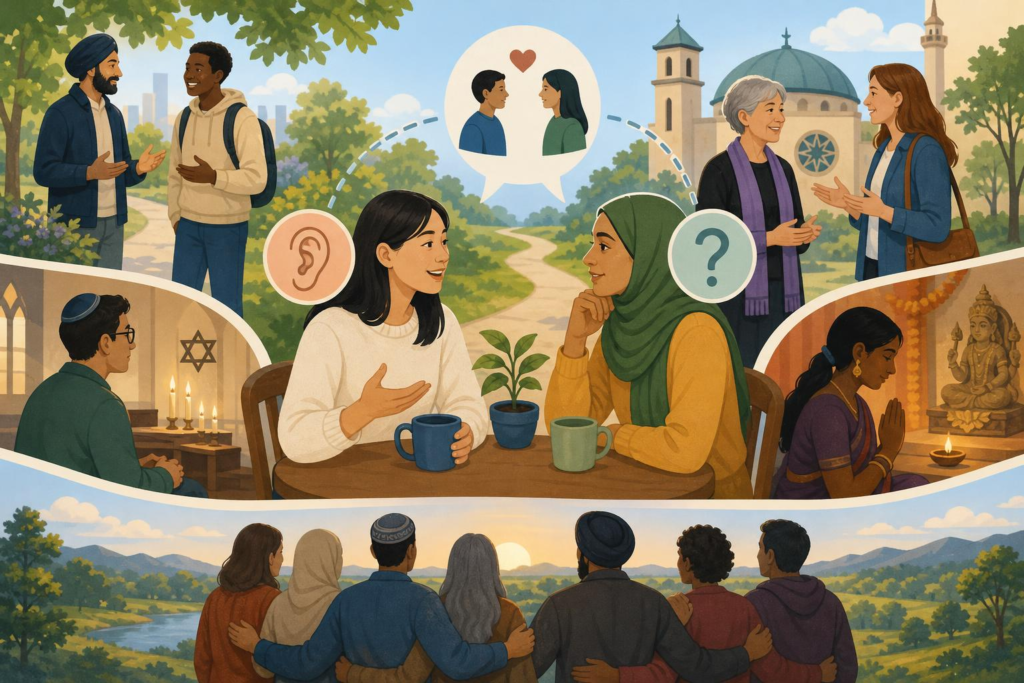Interfaith Friendship: How Curiosity Builds Trust visual guide